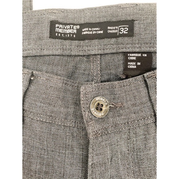 Gray Straight Leg Dress Pants - Picture 3 of 3